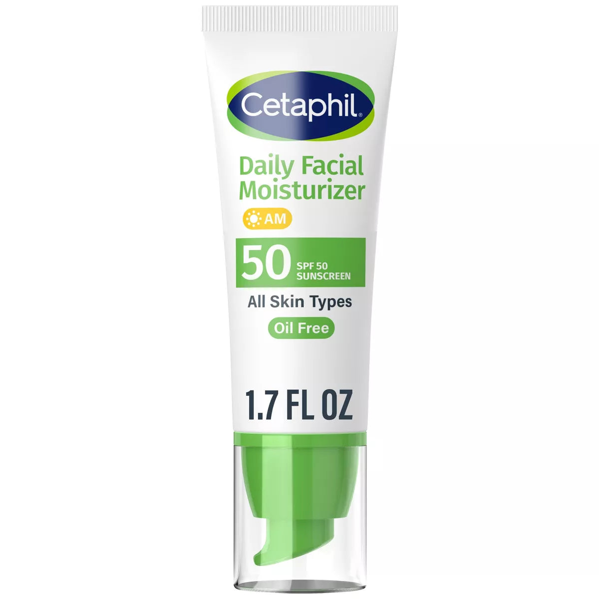 Cetaphil Daily Face Moisturizer Sunscreen - SPF 50 - 1.7 fl oz